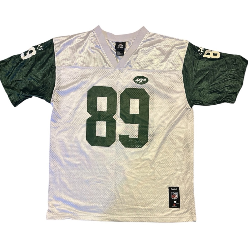 Jerricho Cotchery New York Jets Green Reebok Youth Jersey Size XL